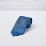 Blue Spot Woven Silk Tie