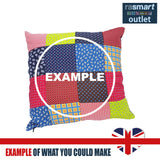 16 Patchwork Squares - Luxurious 100% Pure Silk - British Made