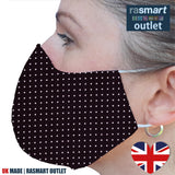 Face Masks - Spot Designs - 100% Pure Cotton - British Made