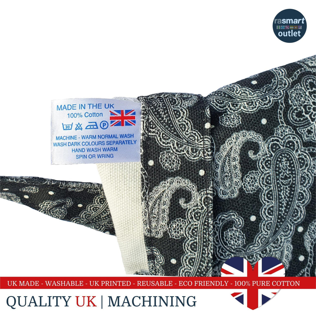 Tote Bag - Blue & White Spot Design - Shopping Bag 100% Pure Cotton - British Made