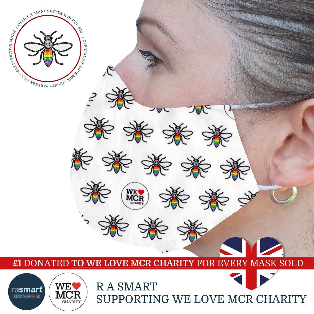 THE ONE TO BUZZ ABOUT - Official Manchester Bee Face Masks
