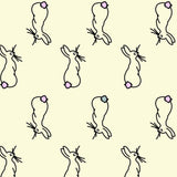 Animal Design Fabric - Bunny Cream
