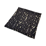 Slate Grey Leopard Print Ladies Scarf Wool Silk
