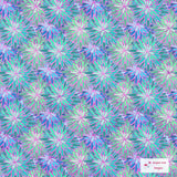 Floral Design - JE Dahlia Doodle Parma and Green by Jacqui Lou Designs