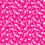 Valentines Design Fabric - Multi Hearts Tile Pink White