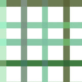 Gingham Design Fabric - Greens