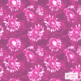 Floral Design - JE Tie Dyed Daisies Pink by Jacqui Lou Designs