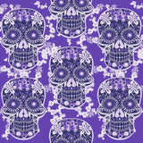 Skull Design Fabric - Virginia