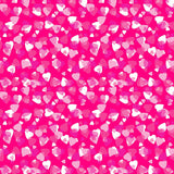Valentines Design Fabric - Multi Hearts Tile Pink White