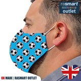 Face Masks - Football Designs - 100% Pure Cotton - British Made