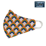 Face Masks - Rainbow Design - 100% Pure Cotton - British Made