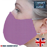 Face Masks - Square Designs - 100% Pure Cotton - British Made