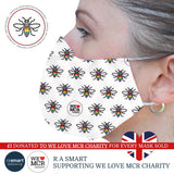Official Manchester Bee Face Mask Design - 100% Pure Cotton