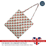 Tote Bag - Santa Father Christmas Design - Shopping Bag 100% Pure Cotton - British Made