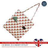 Tote Bag - Santa Father Christmas Design - Shopping Bag 100% Pure Cotton - British Made